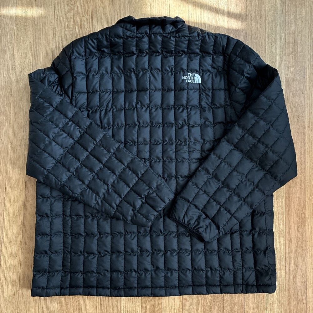 The North Face TNF Thermal Insulation Jacket Men Size 2XL Black Full Zip - Picture 9 of 9